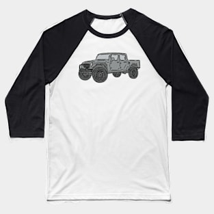 monster car Baseball T-Shirt